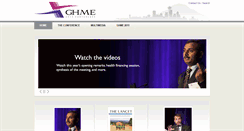 Desktop Screenshot of ghme.org